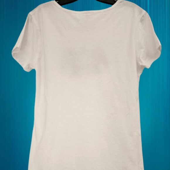 MAC & BELLE WOMEN SHORT SLEEVE TEE TOP - SIZE MEDIUM - Picture 6 of 6